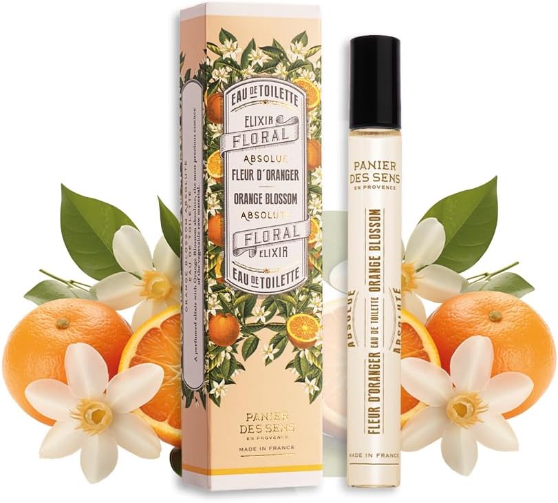 Roll-on Eau de Toilette for Women - Orange Blossom - Women's Perfume - Floral Fragrance - Eau de parfum aux Absolues de Parfum - Roll on 10 ml