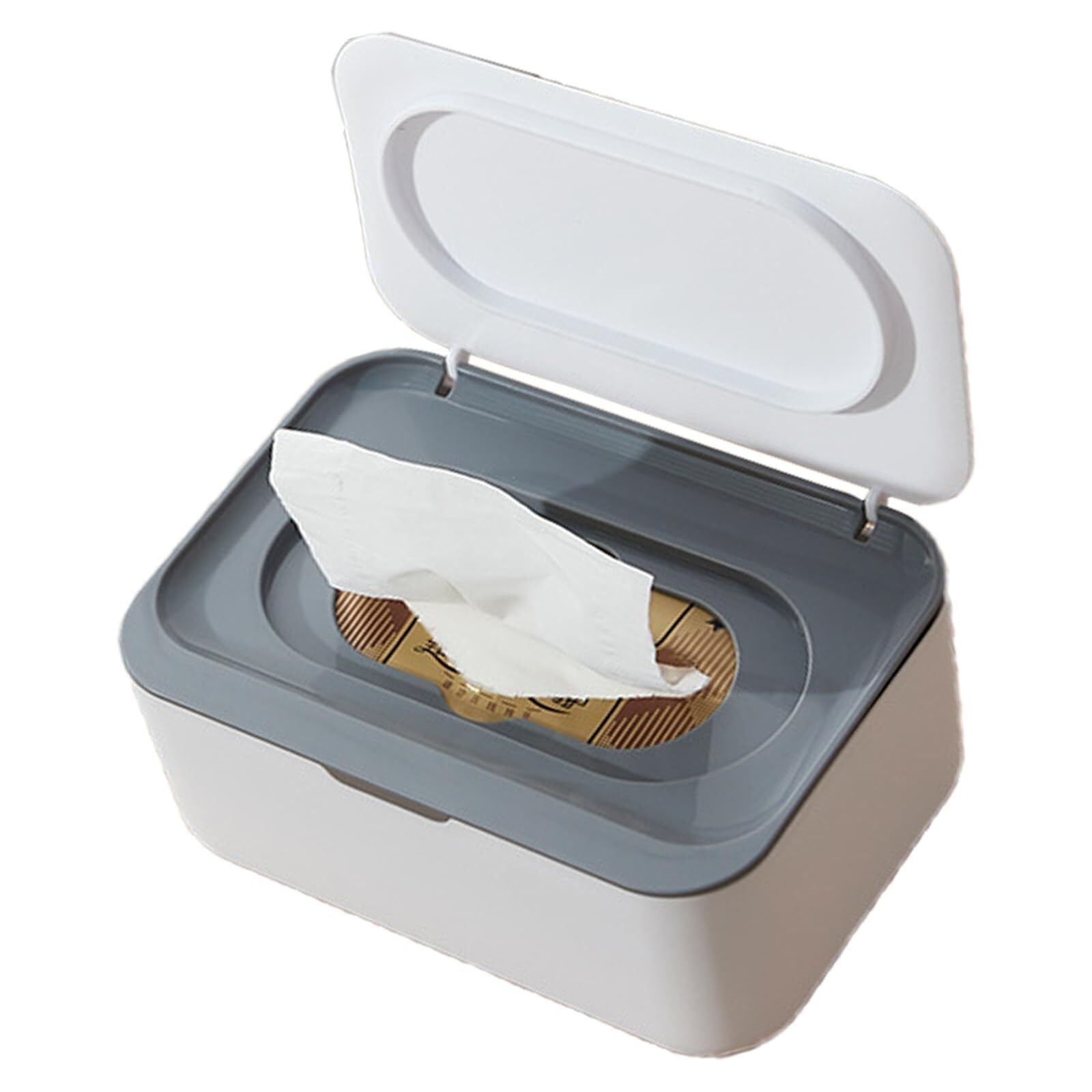 Tissue Dispenser Box Tissue Dispenser Box Practical Paper Towel Holder Household Napkin Organizers Apartment Must Haves(Grey)