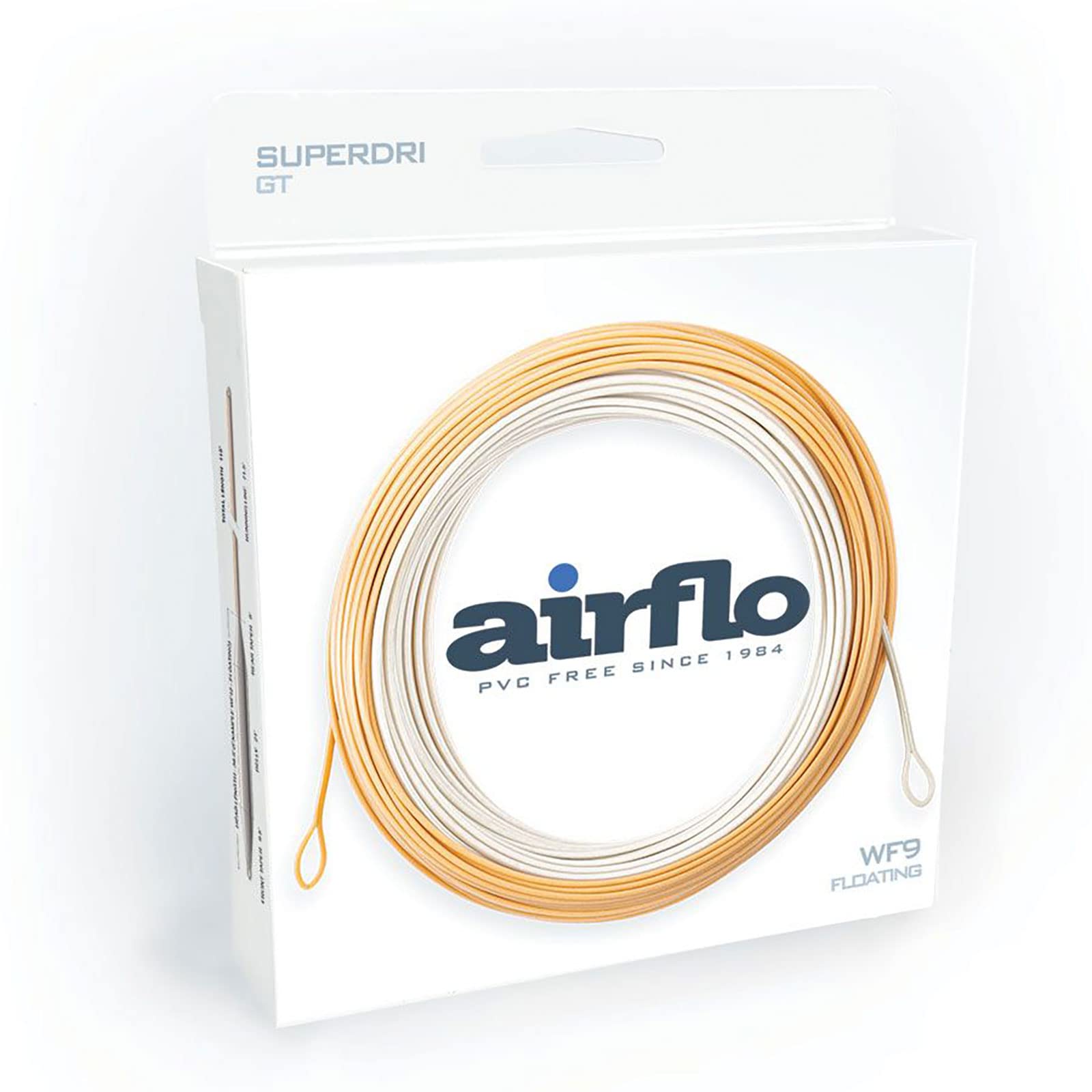 AIRFLO Super-Dri Tropical Fly Line Gull Grey/Sandy Tan, GT, WF12