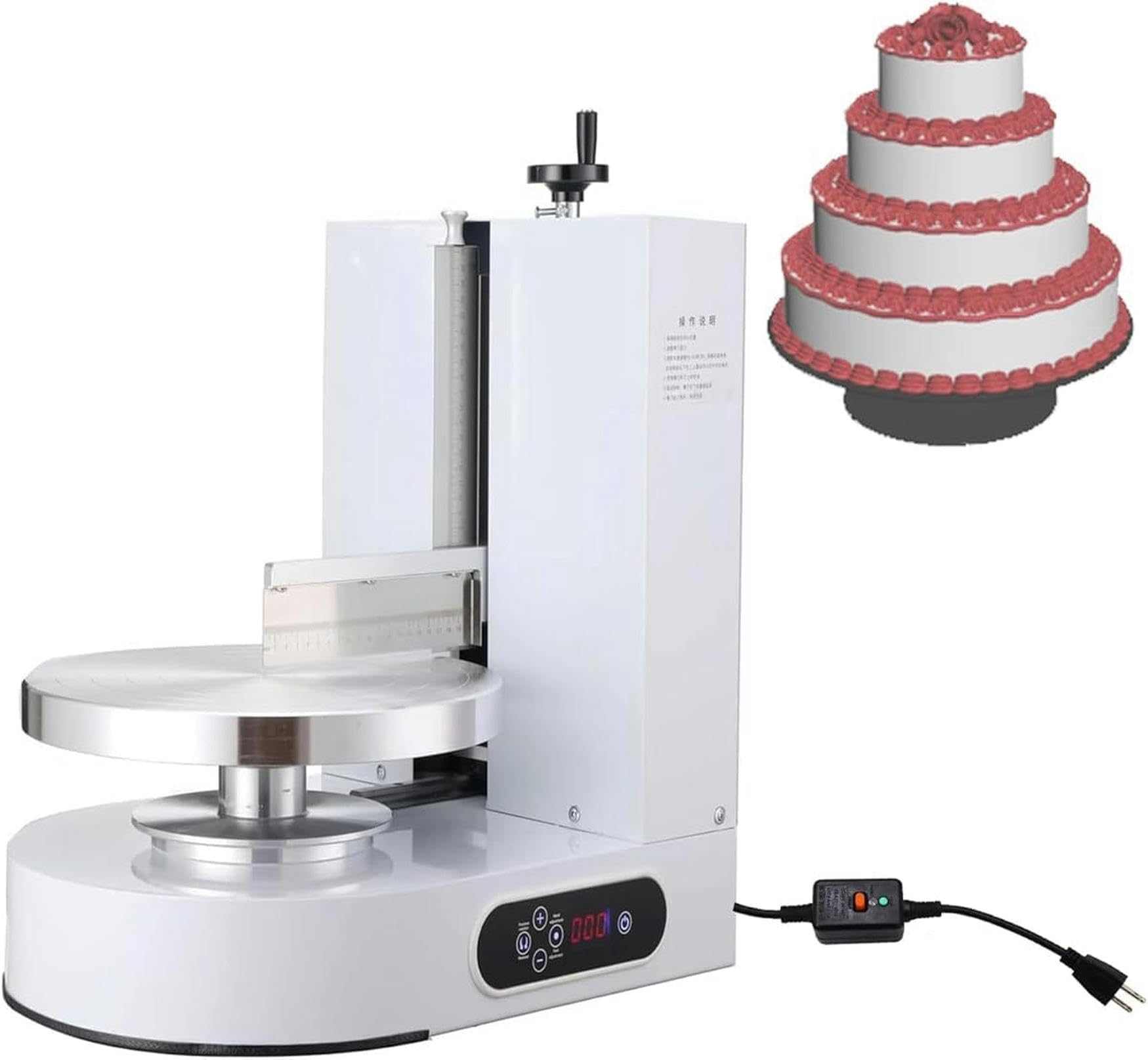 Máquina automática de Recubrimiento para decoración de Pasteles, Herramientas para Hornear Pasteles de cumpleaños, Equipo de panadería, esparcidor de Mermelada de Crema de Pan para