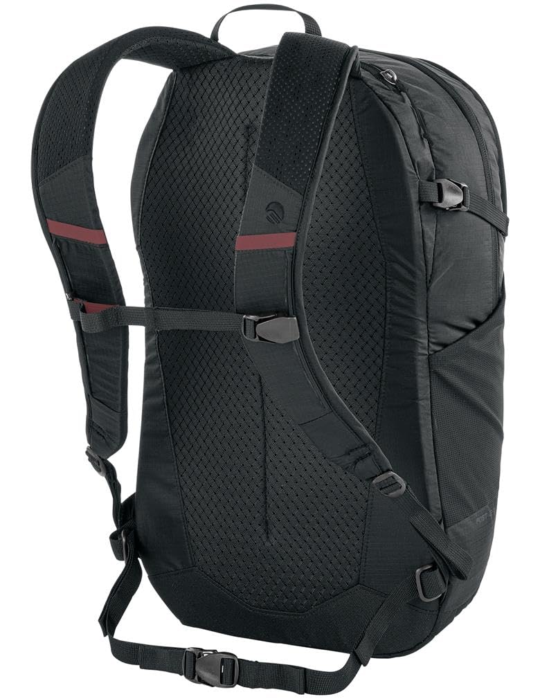 Ferrino post 25 75269 QCC color negro mochila de dos compartimentos multifuncional, cómoda y organizada ideal para el trabajo, viajes y uso diario. 25, Negro , 25