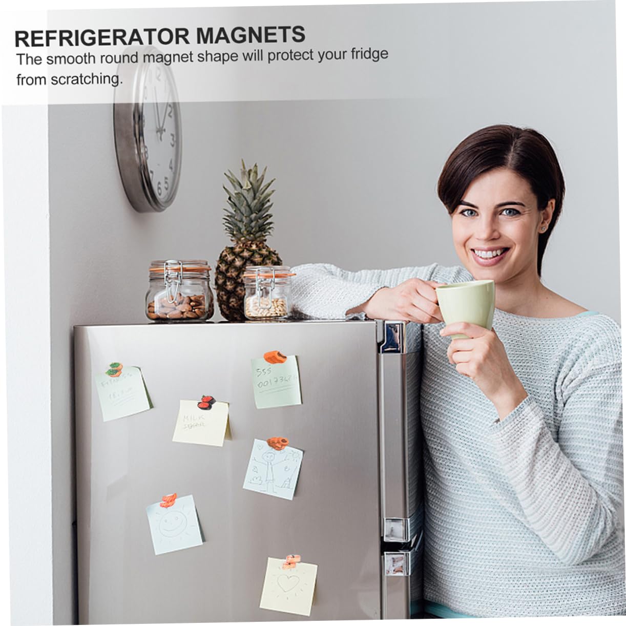TOPBATHY Kühlschrankmagnet Sushi 50 Stück Kühlschrankmagnet Magnete Für Den Geschirrspüler-Magnet Kühlschrankaufkleber Kühlschrank Magnete Lebensmittelmagnete Whiteboard-Magnet Spülmaschinenmagnet