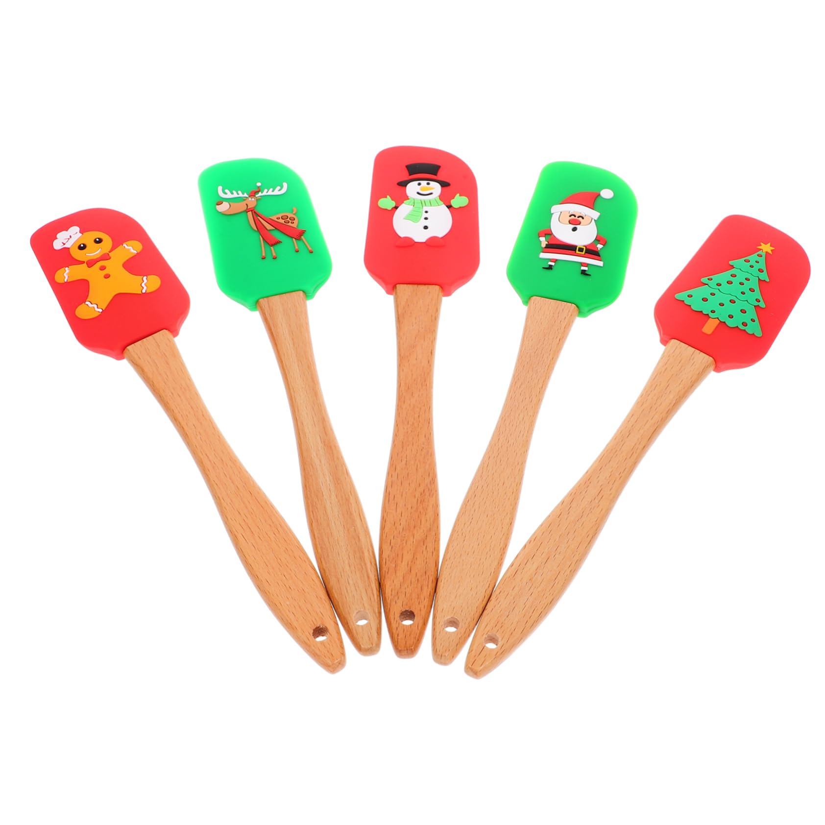 PRETYZOOM Teigschaber Schokolade 20 Stk Sahnespatel Ergonomischer Backpinsel Backzubehör Für Den Urlaub Professioneller Backspatel Weihnachtsschaber Spachtel Weihnachtlicher Butterschaber Kuchen