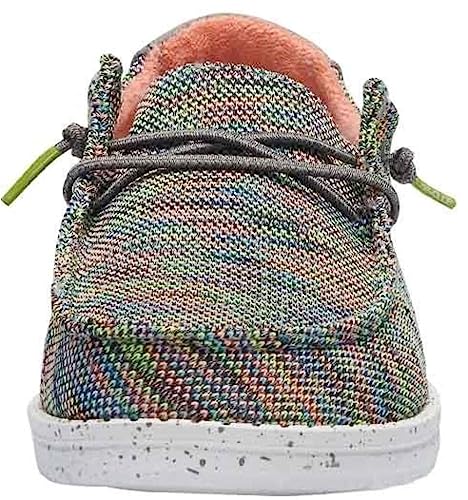 Image of HEYDUDE Girl's Wendy Youth, Peacock Pink, 6 M US Big Kid