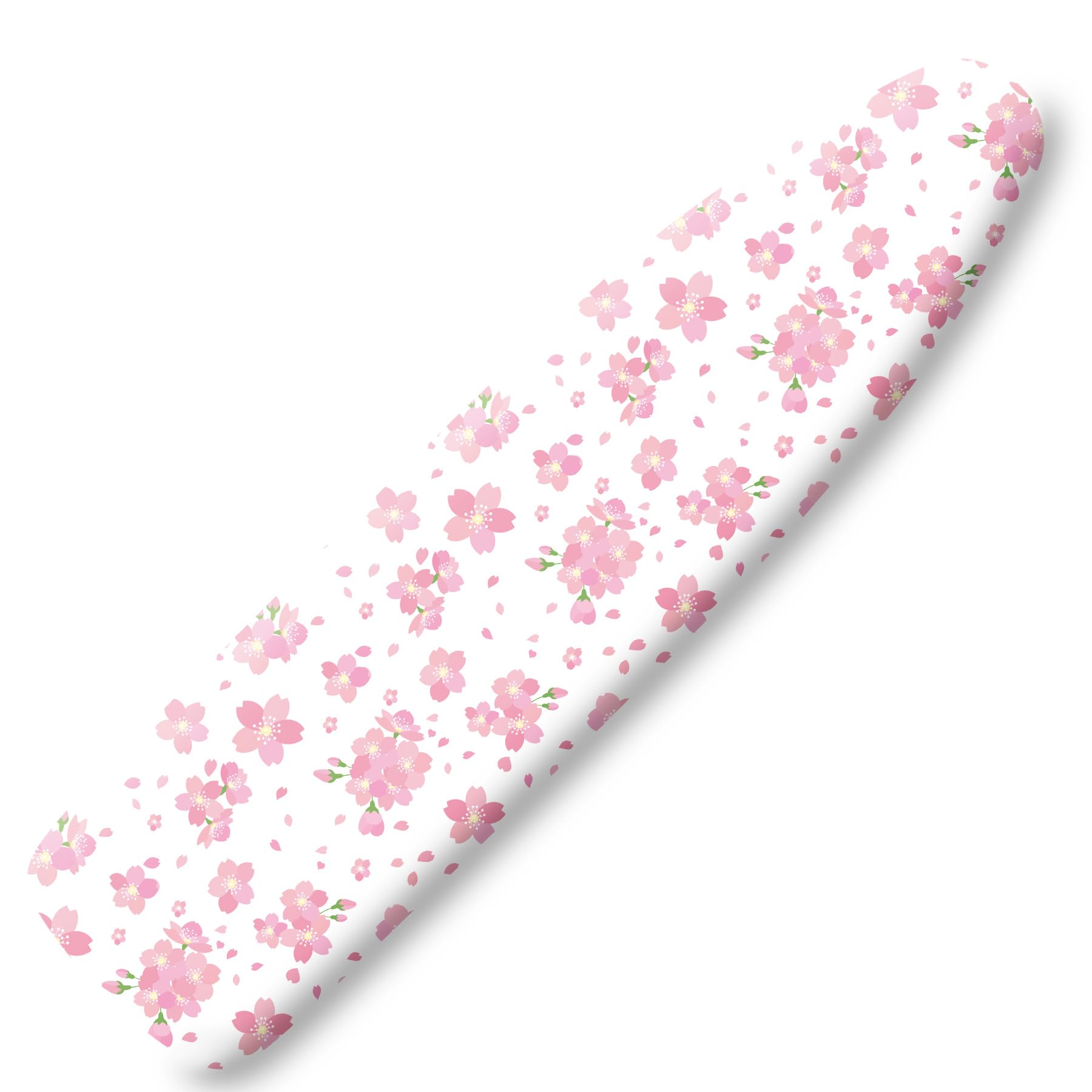 Funda extra gruesa para tabla de planchar y almohadilla, diseño de flores de cerezo de 15 x 54 pulgadas, resiste quemaduras y manchas, bordes elásticos, hojas florales rosas, flores primaverales,