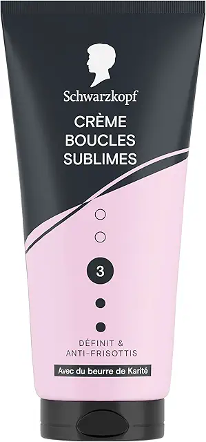 Crème Boucles Sublimes Schwarzkopf - Définition Parfaite Cheveux Bouclés Vegan
