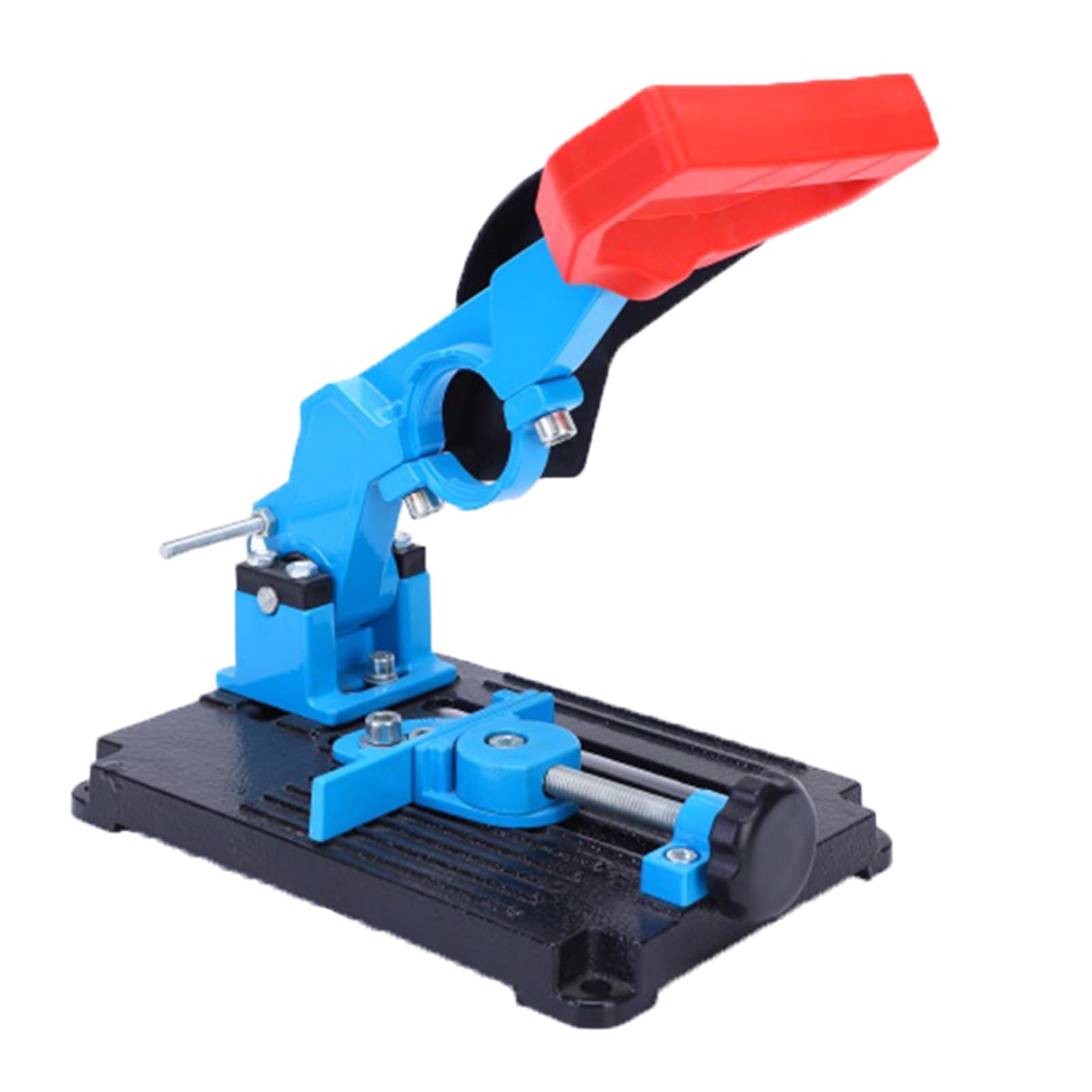 Msioytog Upgraded Angled Grinder Stand Handle Fixed Grinder Holder Bracket Adjustable 45 Degree Clamps For Polishing Tasks Fixed Bracket