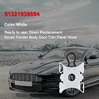 Vista 2 de SCITOO Universal Mixed Car Door Panel Trim Bumper Fenders Retainer Fastener Rivet Push Pin Clips Replace OE: 51321938884-50 Pcs