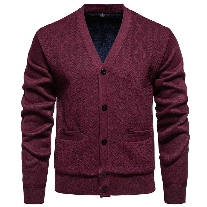 Autumn Winter Men's Casual Versatile Knit Cardigan2