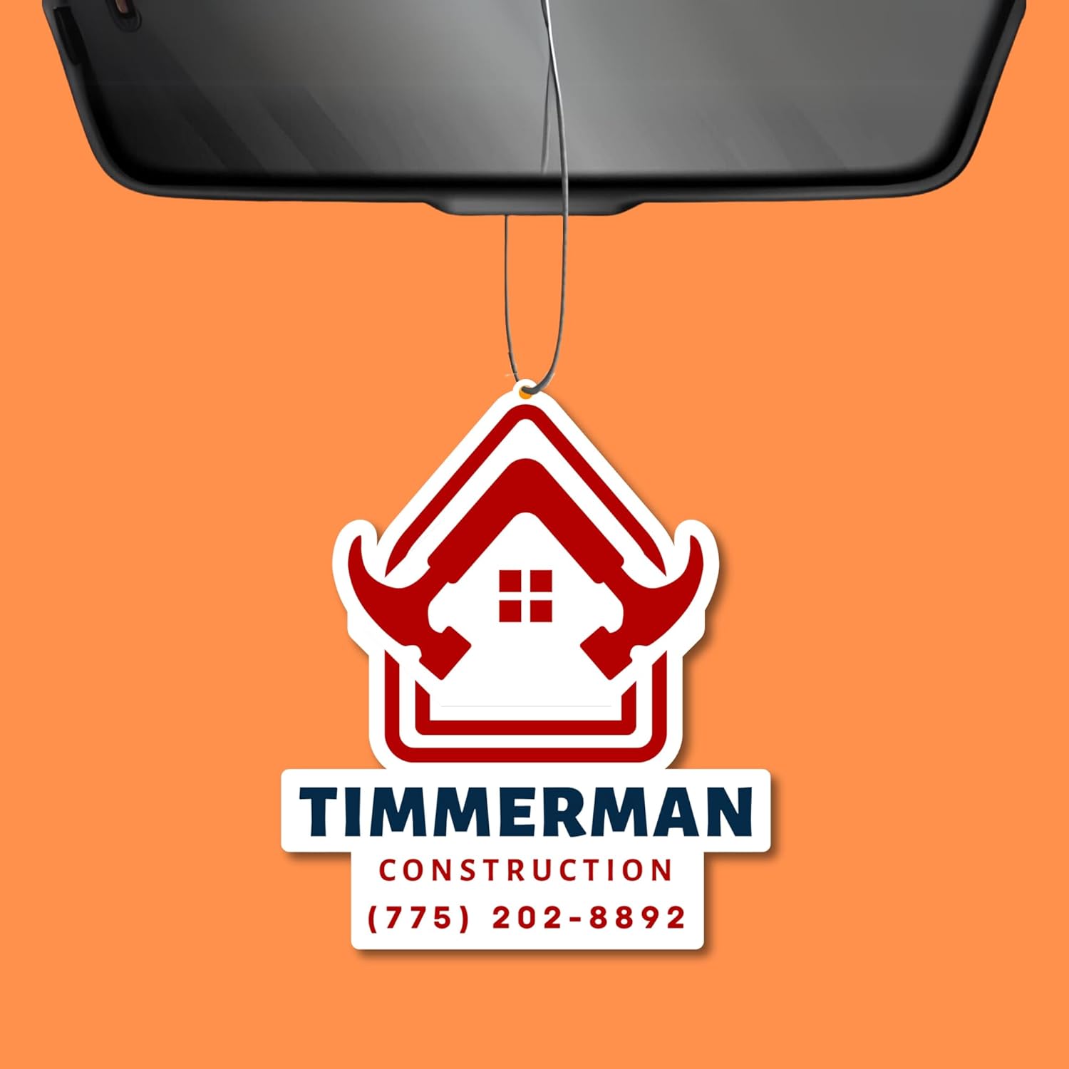 150PCS Bulk Custom Business Logo Air Freshener, Wholesale Custom Air Freshener For Business, Commercial Grade Printing, Double-sided, Ideal For Brand Marketing and Brand Promo (150pcs)