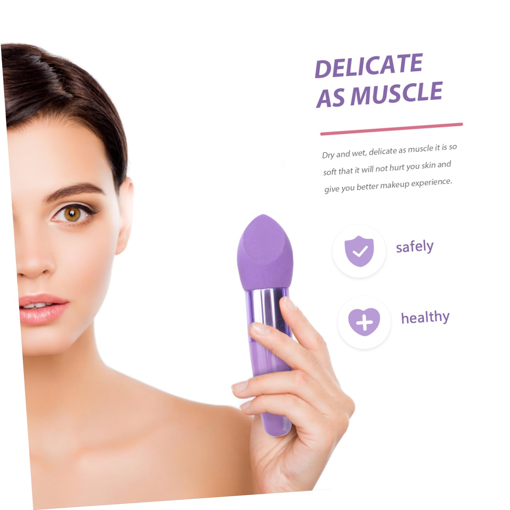 POPETPOP 15pezzi Per Latex Pratici Per Makeup Spugne Per Facciale Accessori Cosmetici Per Make-up e