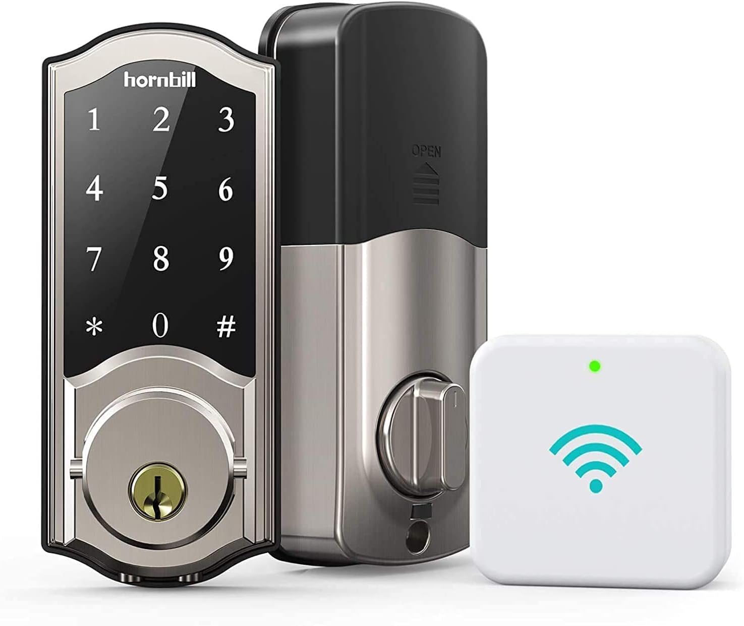 2022 Smart Deadbolt Locks with Gateway Keyless Entry Digital Front Door Lock with Keypad, Wi