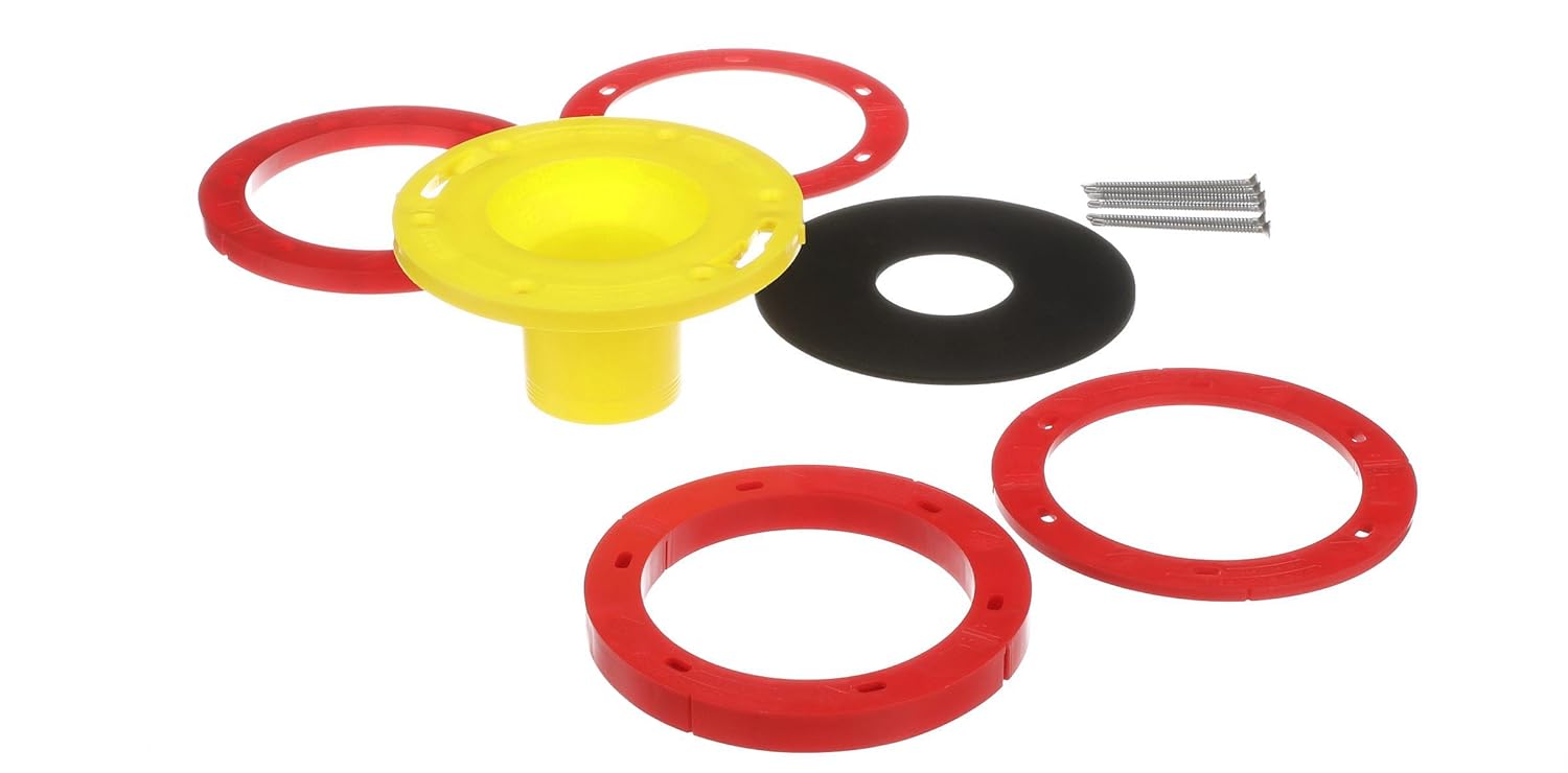 Oatey SetRite Red Plastic Toilet Flange Extender Kit In, 58 OFF