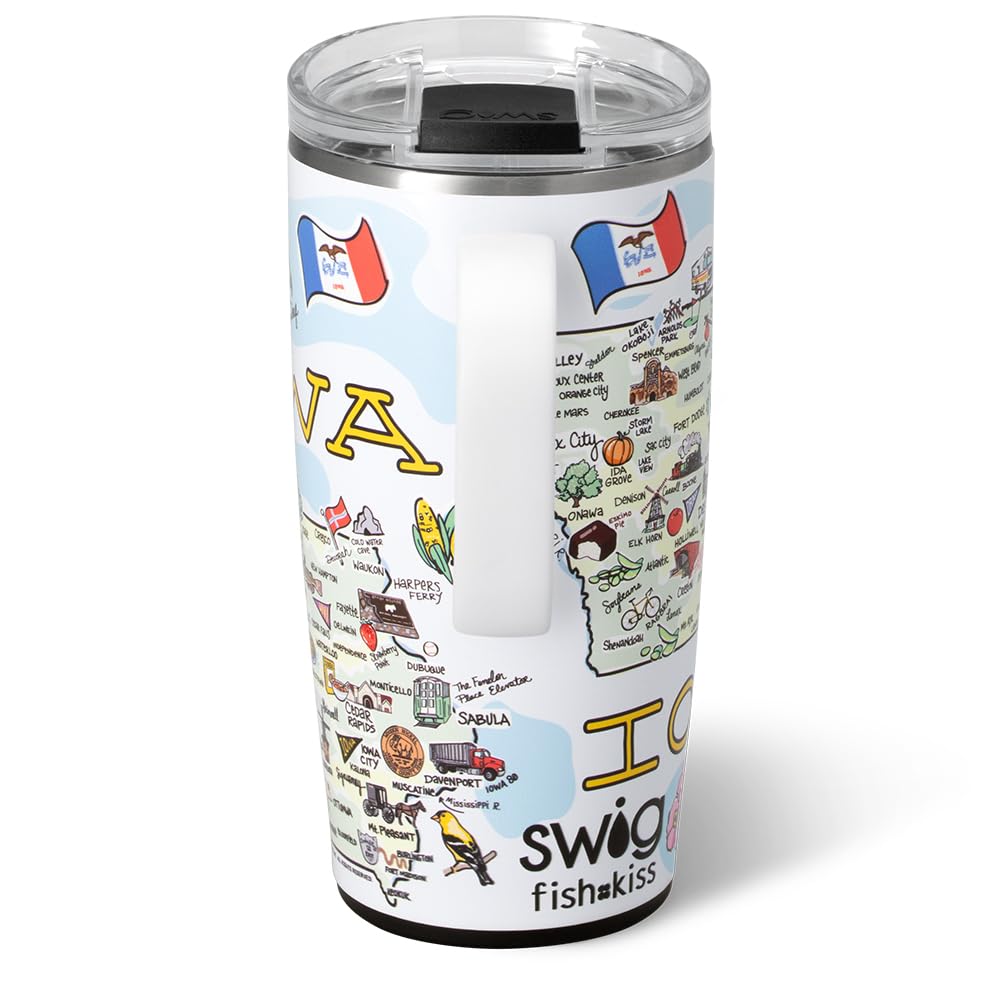 Swig Life Taza De Viaje De 22 Onzas, Vaso Aislado Con Asa Y