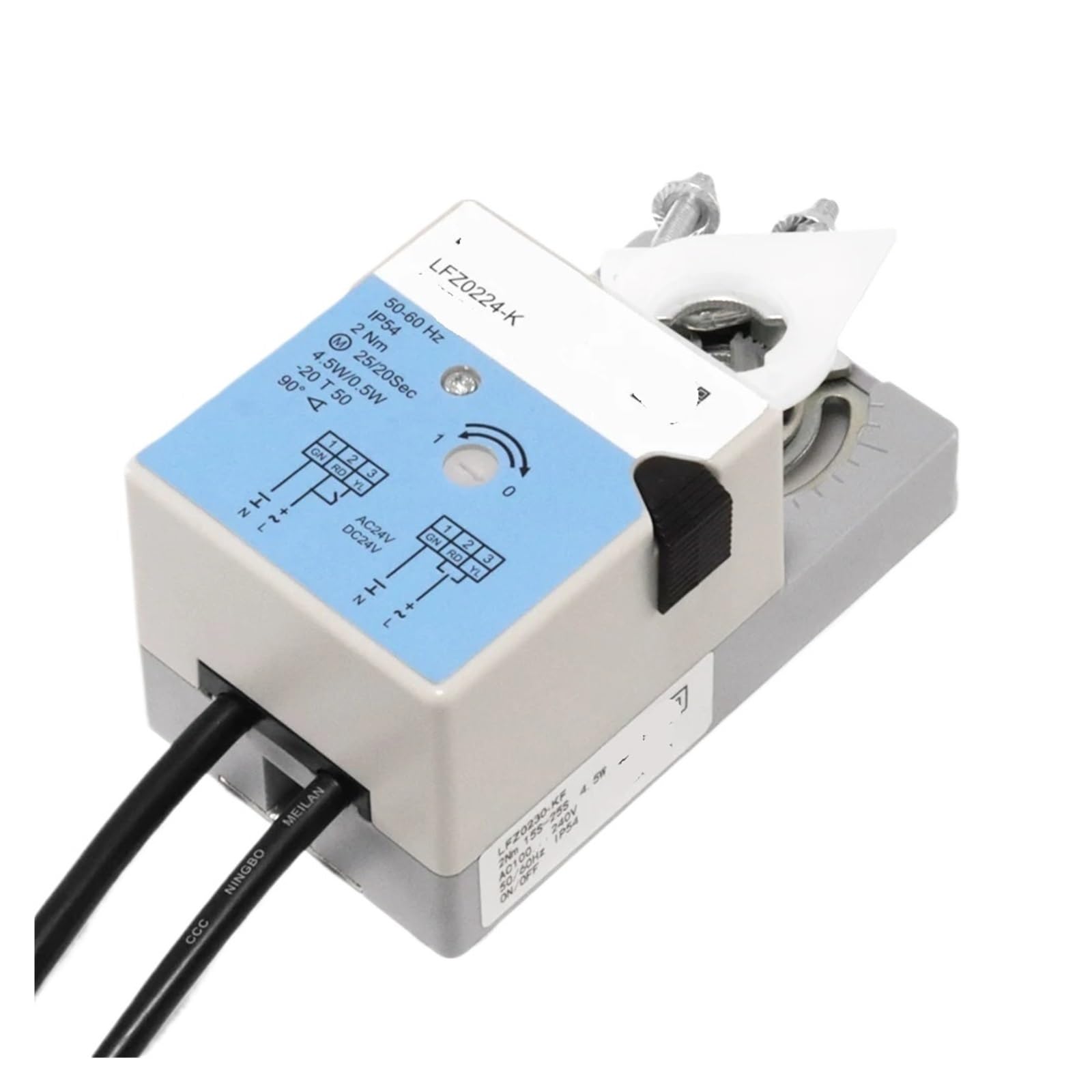 Wuuxlizmx One Color Dampers Actuators Air Water Systems Electric Rotary Damper Actuator With Manual