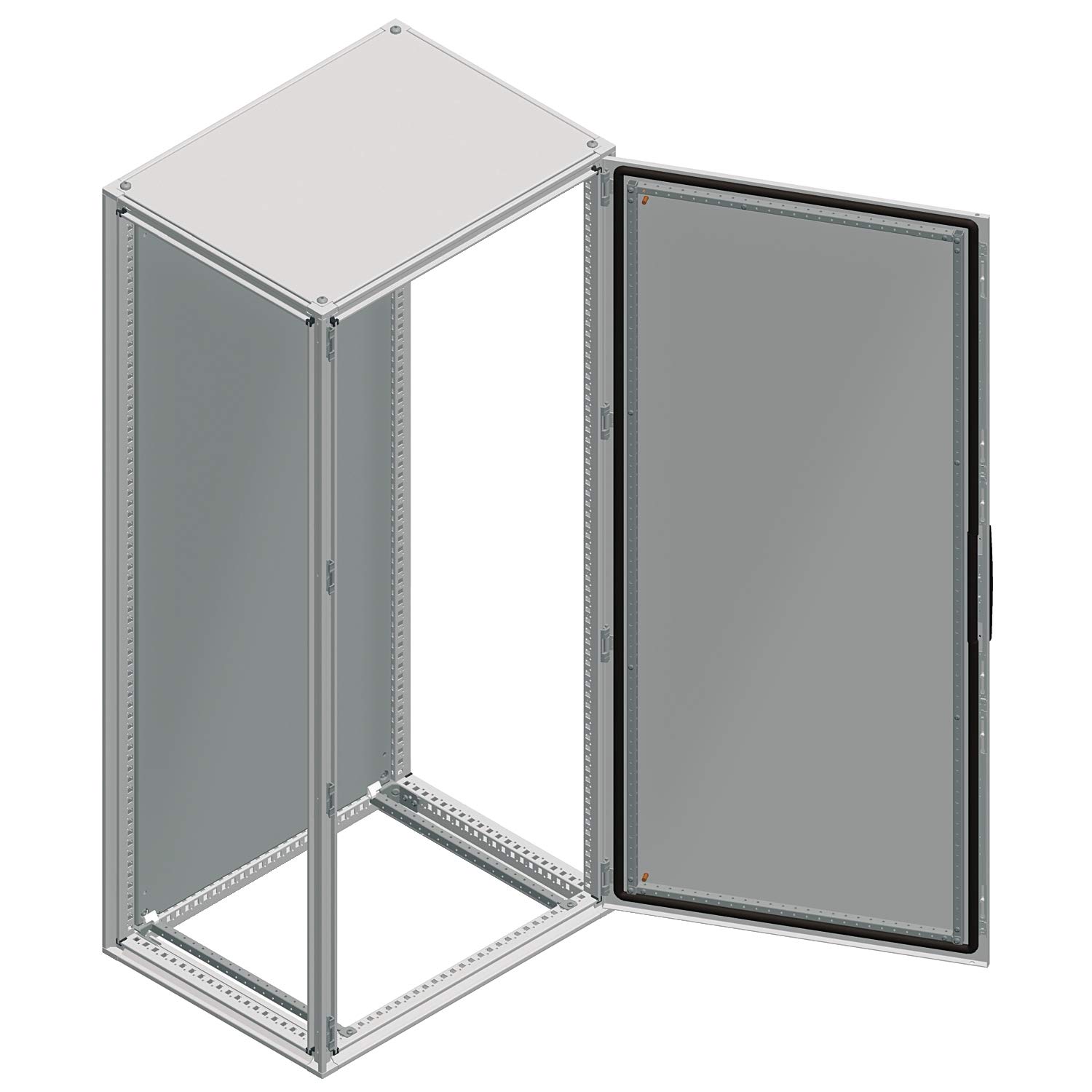 Schneider NSYSF20850 Spacial SF-Schrank ohne Montageplatte, Fertig montiert, 2000x800x500mm