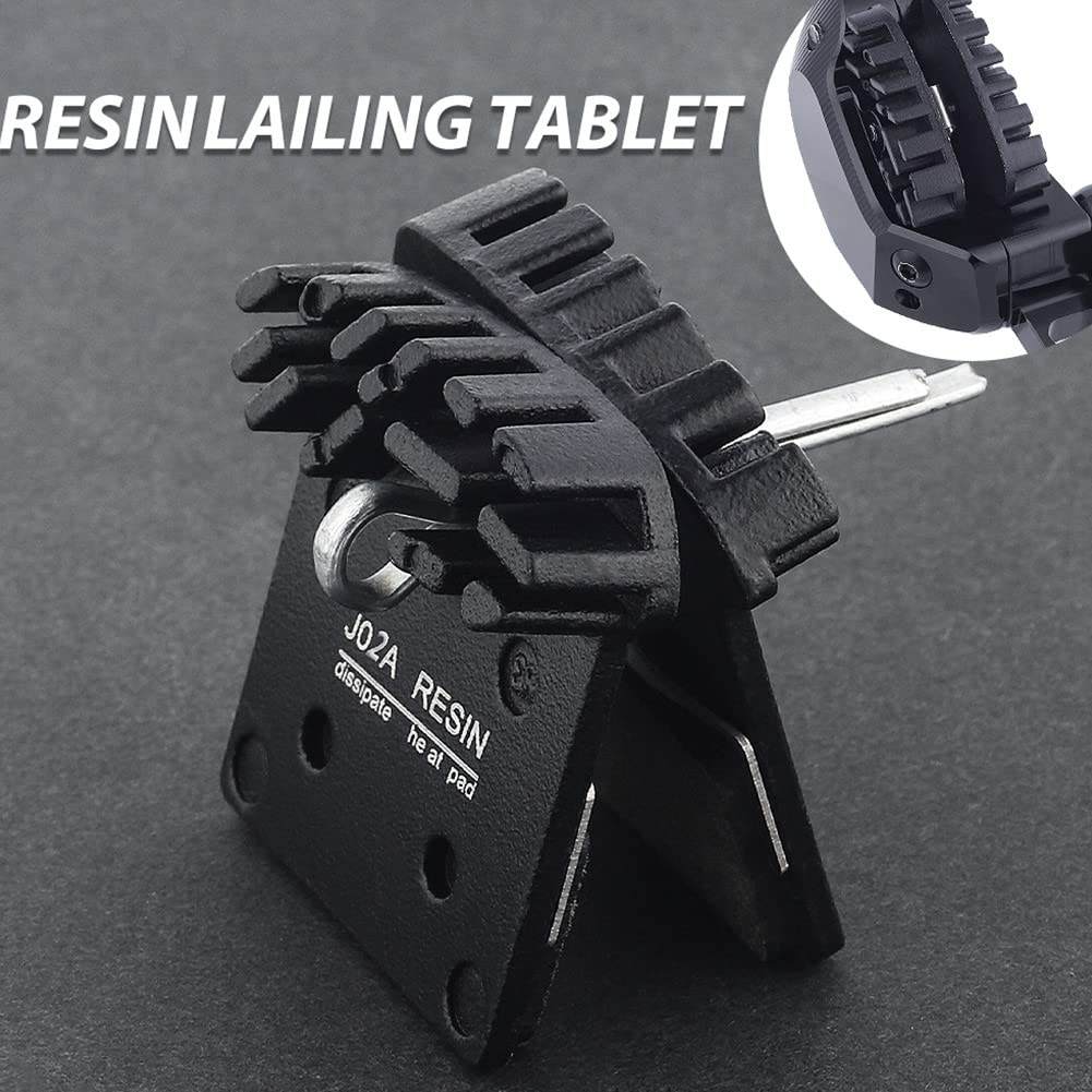 2 Paires De Plaquettes De Frein à Disque Avec Ailettes De Refroidissement, Patins De Frein En Céramique Pour Shimao Deore XT M8100 / SLX M7100