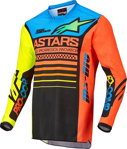 Miniatura 5 de Alpinestars Racer Supermatic Jersey NegroRojo Brillante Lg (3761522-1303-L)