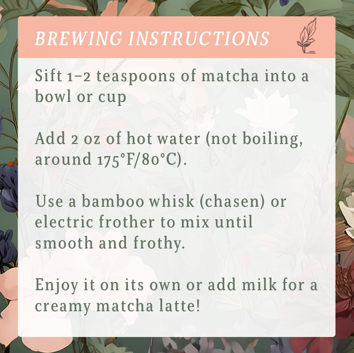 Ceremonia Matcha Green Tea Powder Ultra Premium Ceremonial Grade 1 0 oz 30g First Harvest from Kagoshima Japan — view 8