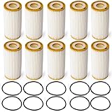 DEUSES [Replacement car Parts] 10PCS Oil Filter 06L115466 for VW for Golf GTI for Audi A6 A7 for