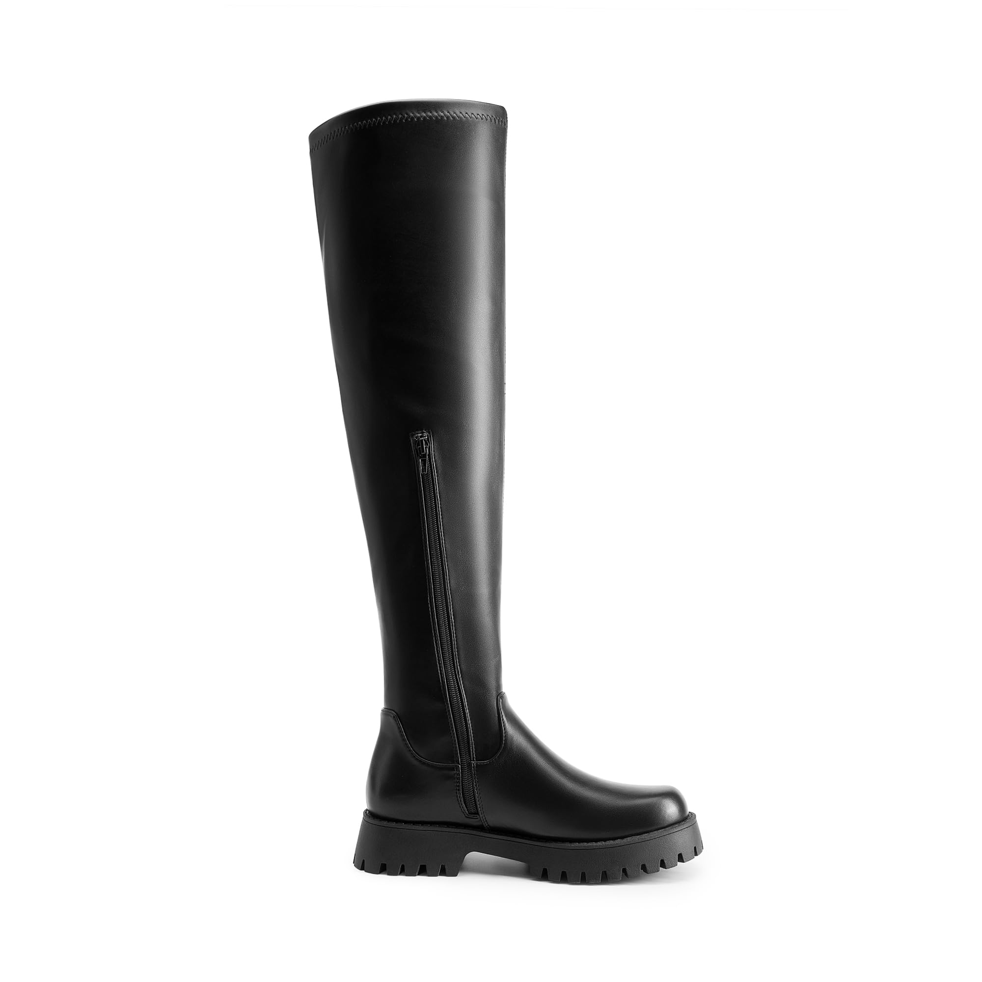 DREAM PAIRS Bottes au-Dessus du Genou pour Femmes Élégantes Cuissardes Tendance et Classique SDOB2408W