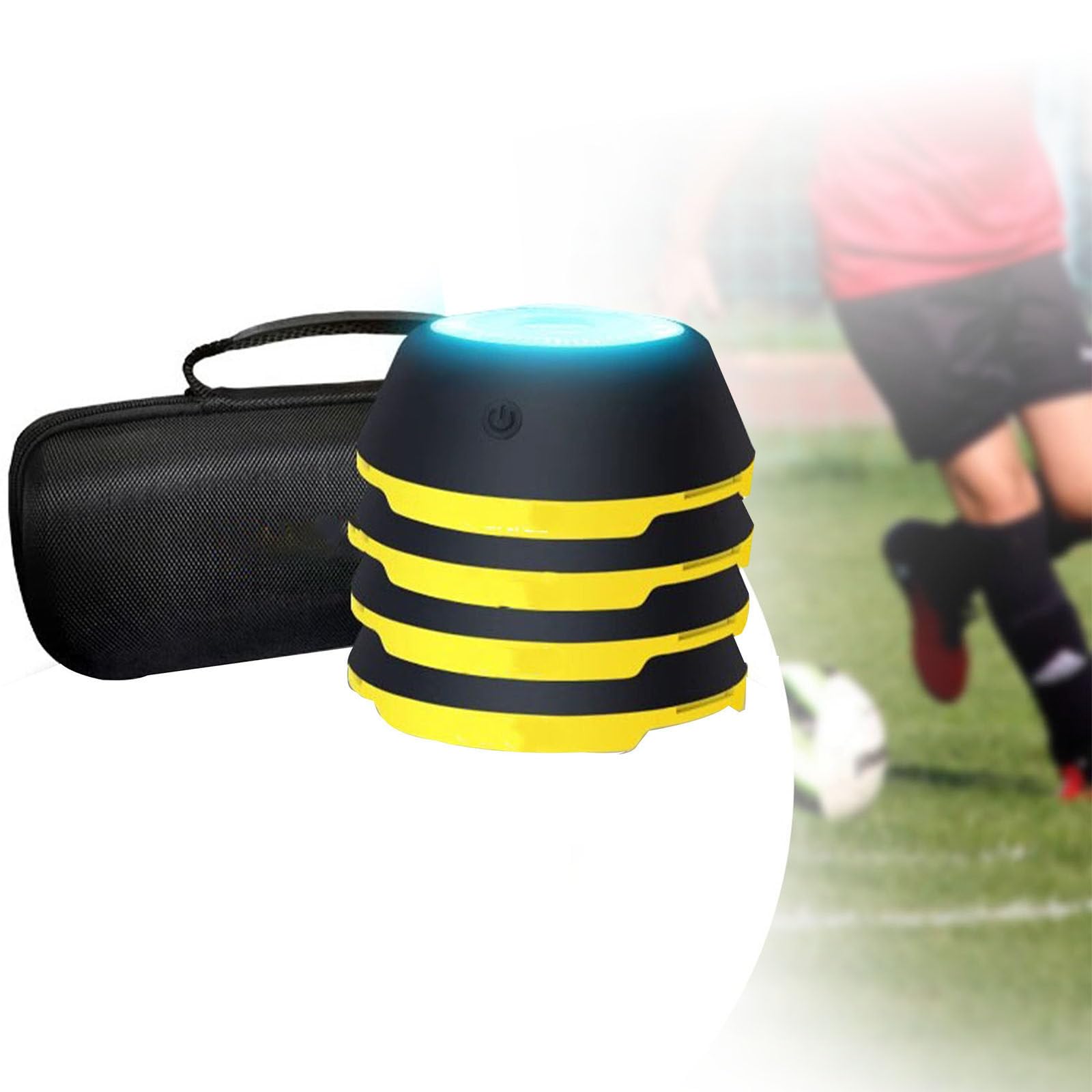 LjyAeono Reaction Training Platform Improves Athlete's Reaction Time and Agility, Training Light Is Suitable for Coaches, Therapists, Fitness Trainers, Etc. 4lights