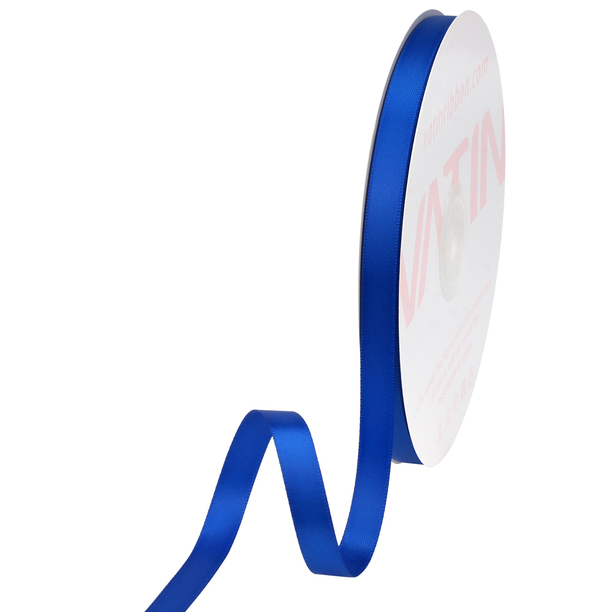 VATIN 100mm Wide Double Faced Polyester Deep Navy Blue Satin Ribbon- 4.5 Metre/Spool, Perfect for Chair Sash, Making Bow, Sewing and Wedding Bouquet — view 41