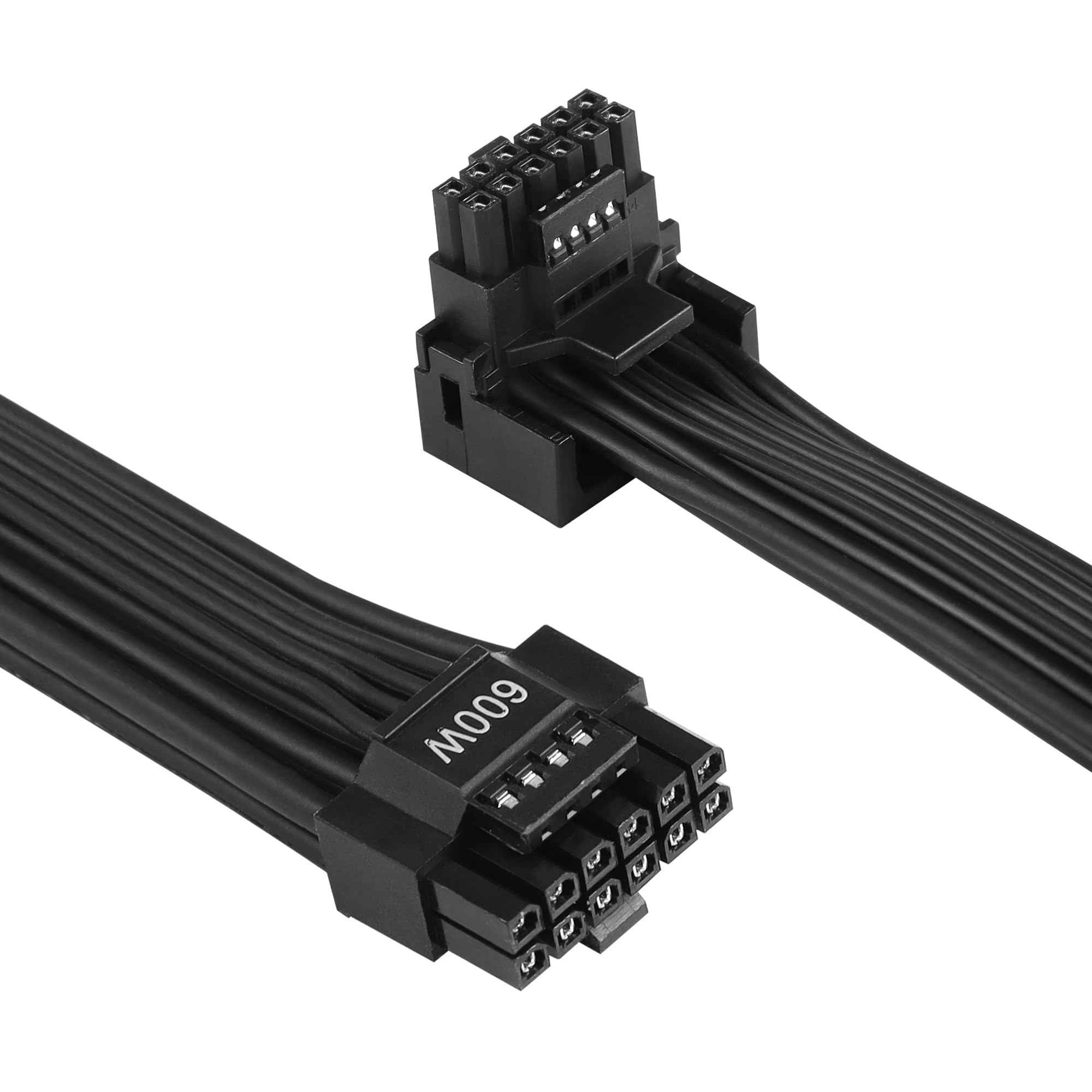 Câble 12VHPWR ATX3.0 PCI-e 5.0 600W mâle à mâle pour courant élevé stable