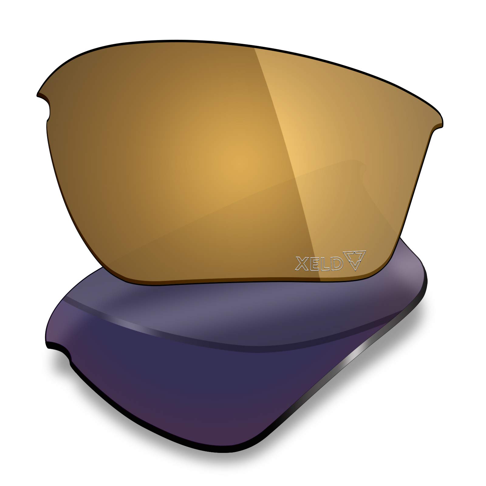 Mryok XELD Replacement Lenses for Oakley Half Jacket 2.0 XL OO9154-62mm - Kommando Bronze