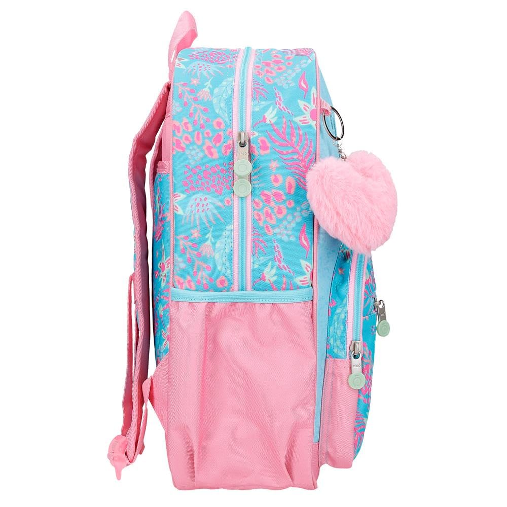 Enso Jungle Mood Mochila Escolar Azul 30x38x12 cms Poliéster
