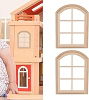 Vista 3 de Casa de muñecas Asseccories, casa de muñecas ecológica 1:12, ventana de madera, muebles de casa de muñecas, decoración de casa de muñecas