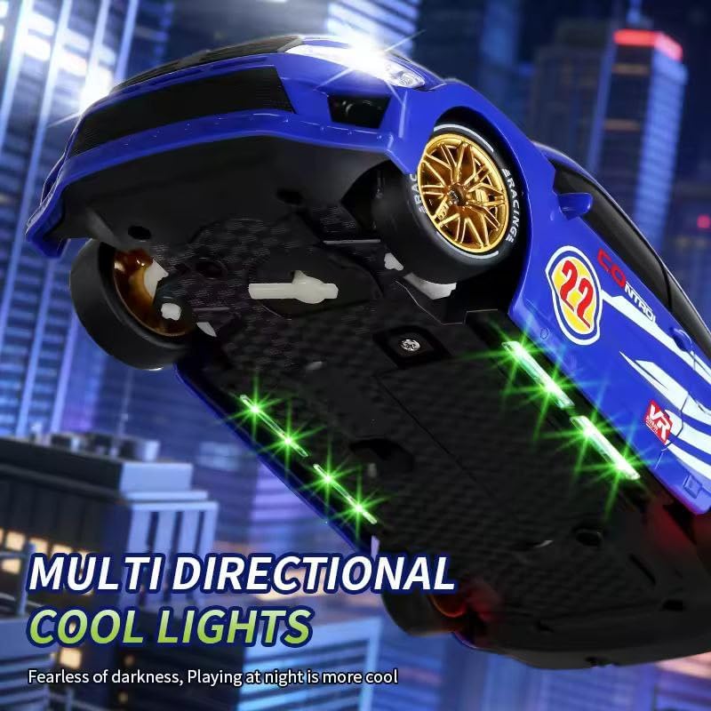 Image of Rc Drift Remote Control Car 1:24 Scale, High-Speed, 4Wd, Lights, Rechargeable Racing Car, Drifting Tires, 2.4Ghz, for Kids (1:24 RC Drift - Red)