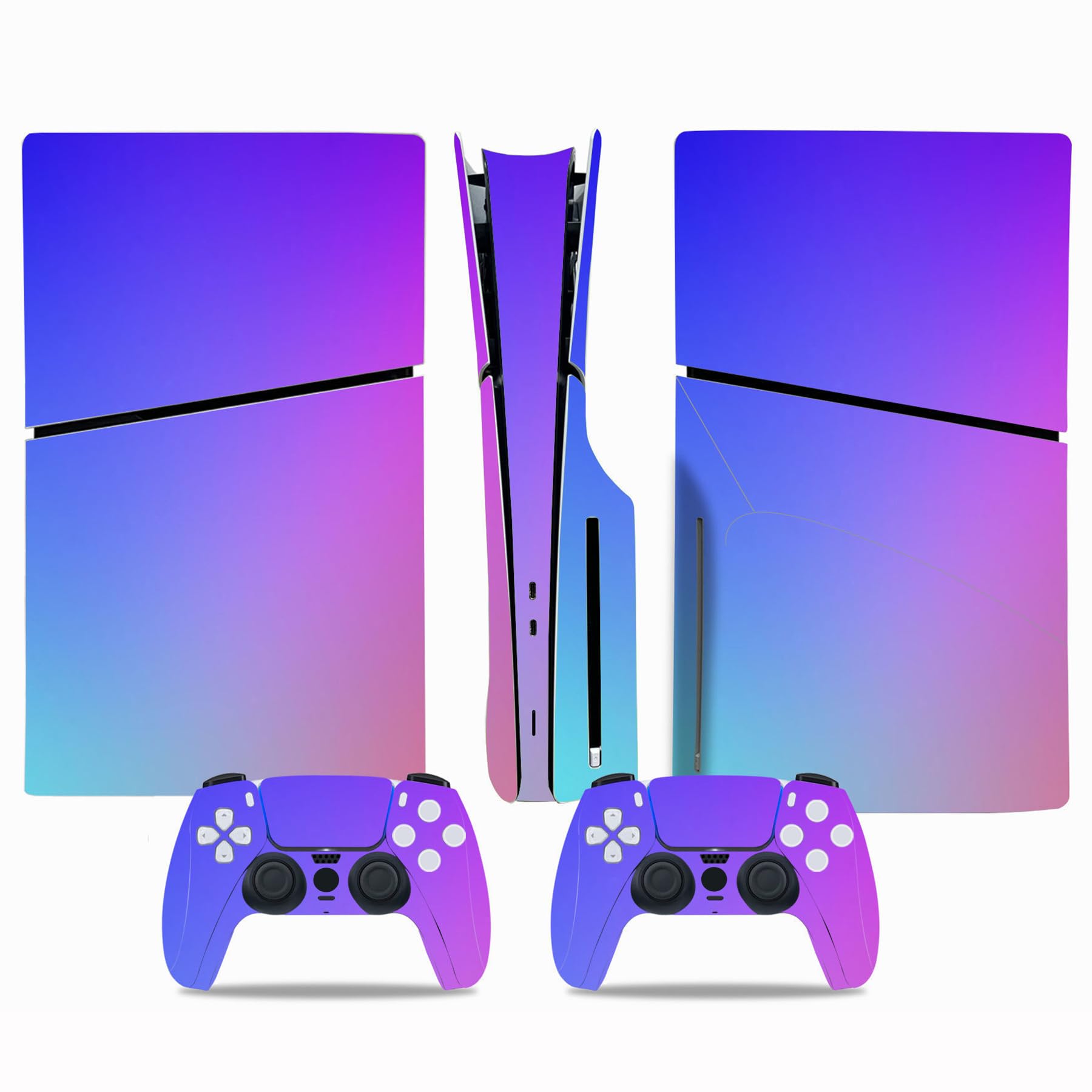 Couverture complète pour console PS5 Slim vinyle - 3