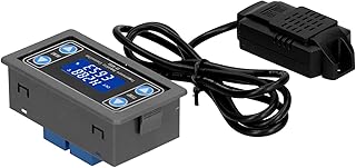 Temperature and Humidity Temperature Humidity Controller, Temperature Humidity Indicator Controller XYWTH1 Digital LCD Temperature Humidity Controller Indicator for Incubation