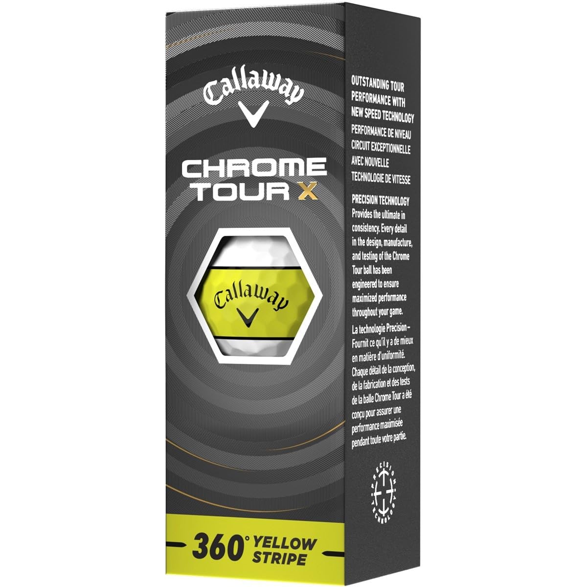 Amazon.co.jp: キャロウェイ(Callaway) ゴルフボール CHROME TOUR X