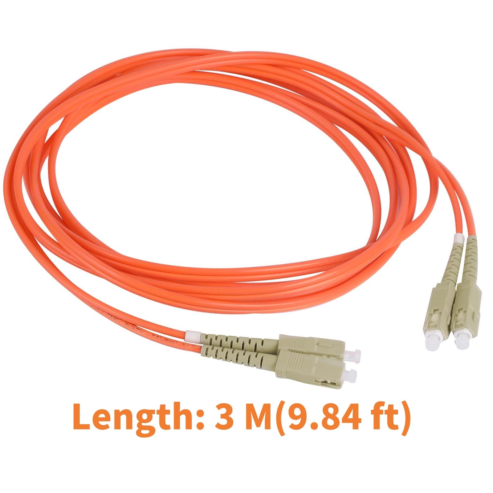 Fiber Optic Internet Cable SC-LC Single Mode Duplex Fiber Optic Patch ...