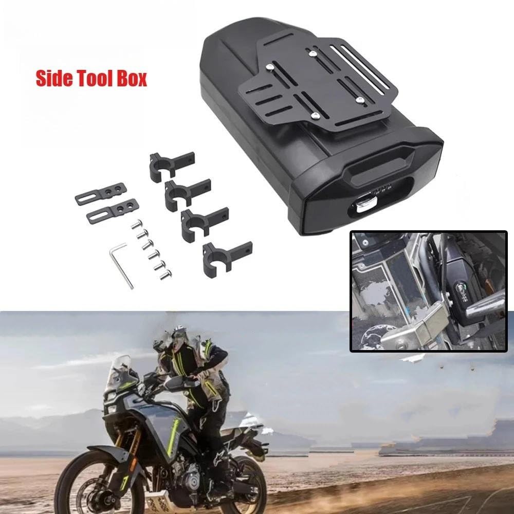 Piezas Repuesto para CFMOTO 800MT 700MT 450MT 650MT 800 450 700 650 MT | Caja de herramientas lateral para motocicleta Caja impermeable de primeros auxilios/desguajes
