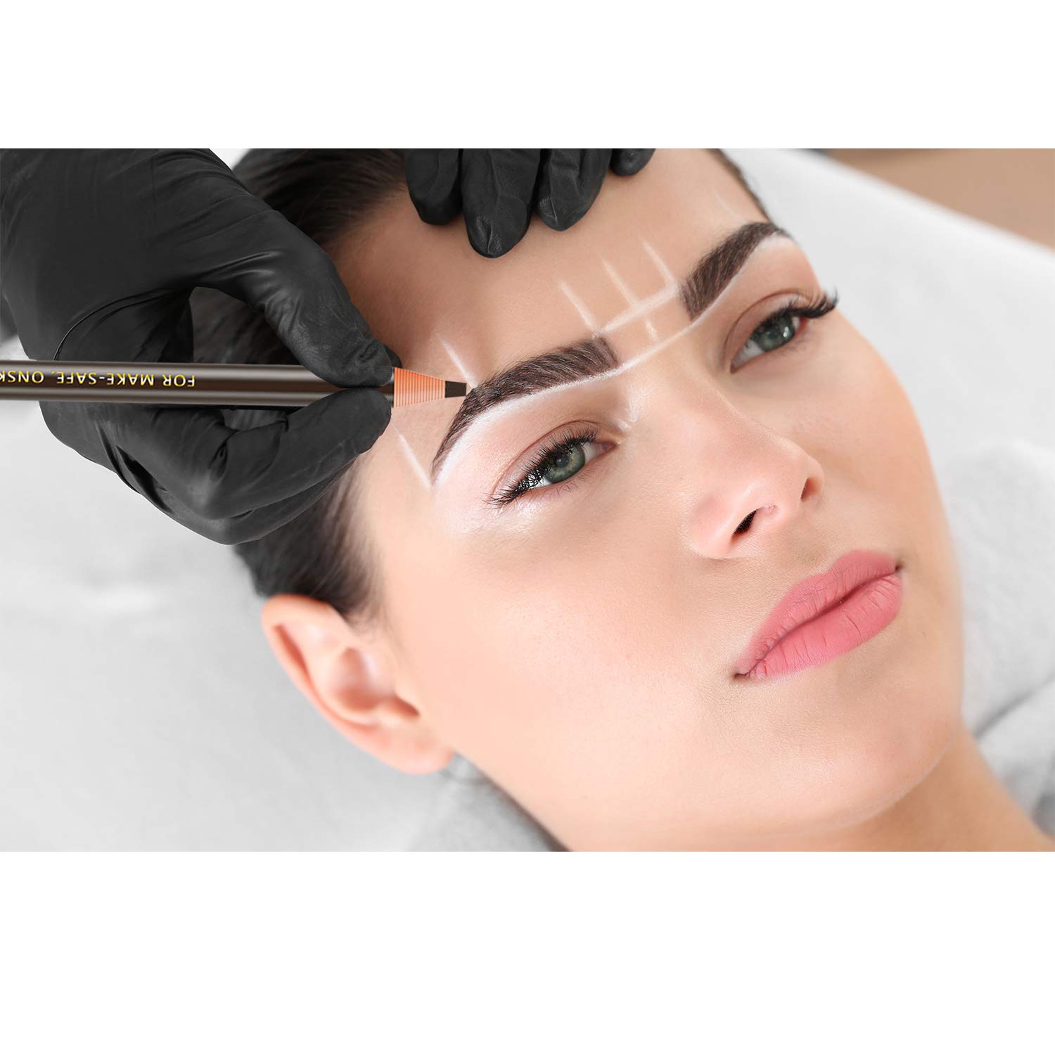 Waterproof Eyebrows Pencil Tattoo Makeup And Microblading Supplies Kit-Permanent Eye Brow Liners In 5 Colors Waterproof Eyebrow Pencils Peel - Brow Pencil Set For Marking (6 Dark Brown) : Beauty & Personal Care