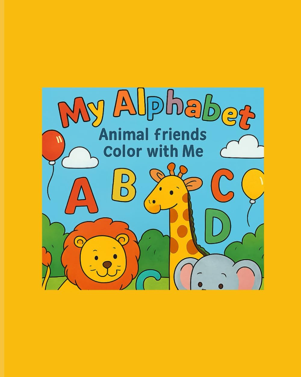 My aphabet animal friends color with me