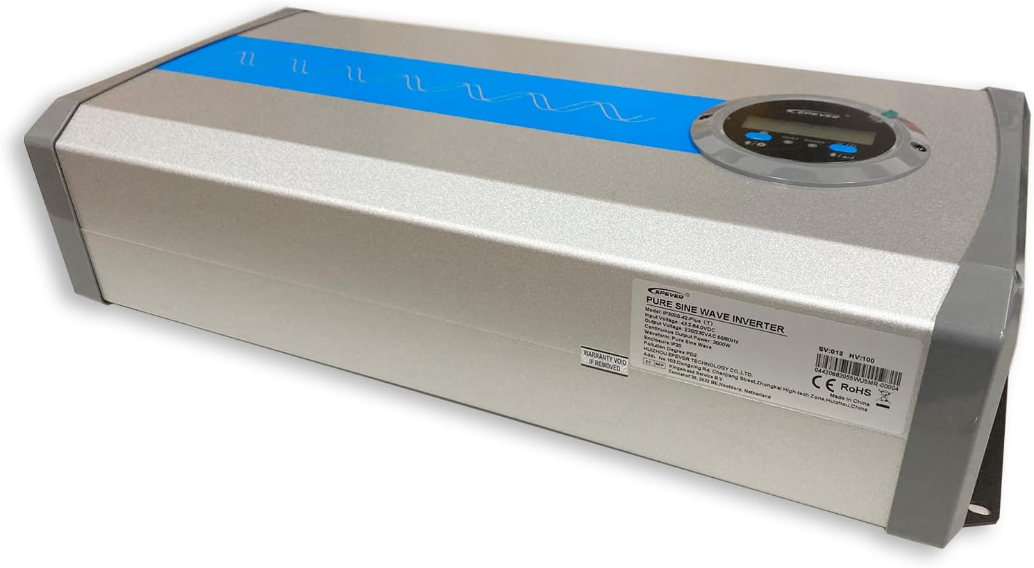 DC Input terminals and cooling fans