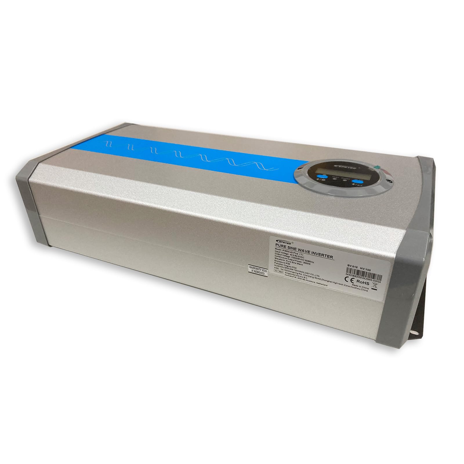 EPEVER IPower-Plus Series IP3000-42 Plus, 3000W 48VDC a 230VAC inverter convertitore sinusoidale puro con display LCD, ideale per sistemi off-grid, veicoli, ecc.
