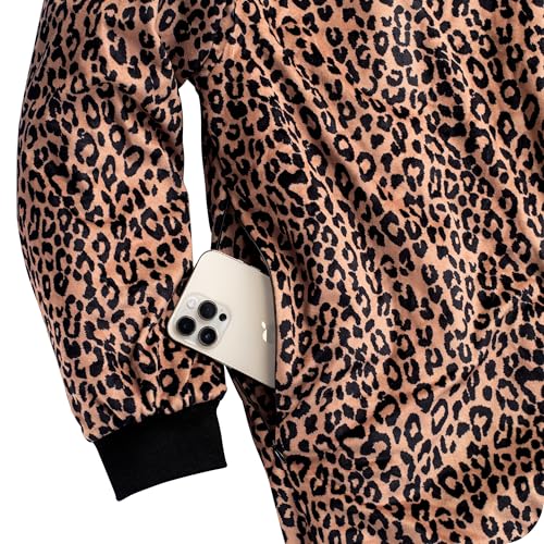 Image of Bare Home Wearable Blanket Hoodie - Soft Plush Sherpa - Warm and Cozy - Oversized Wearable Blanket
