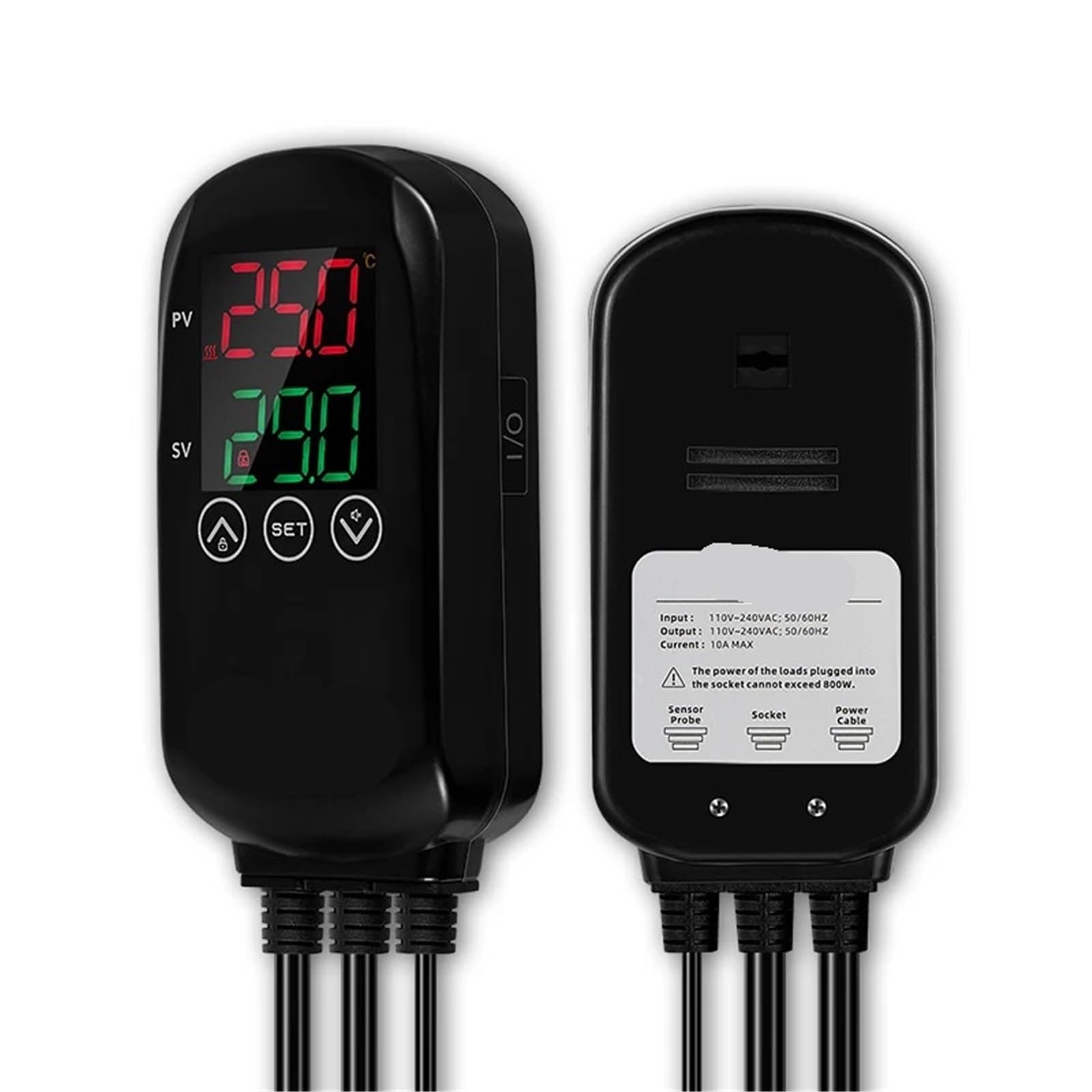 Termostato enchufable EW-711 for acuarios y terrarios.(AU Plus)