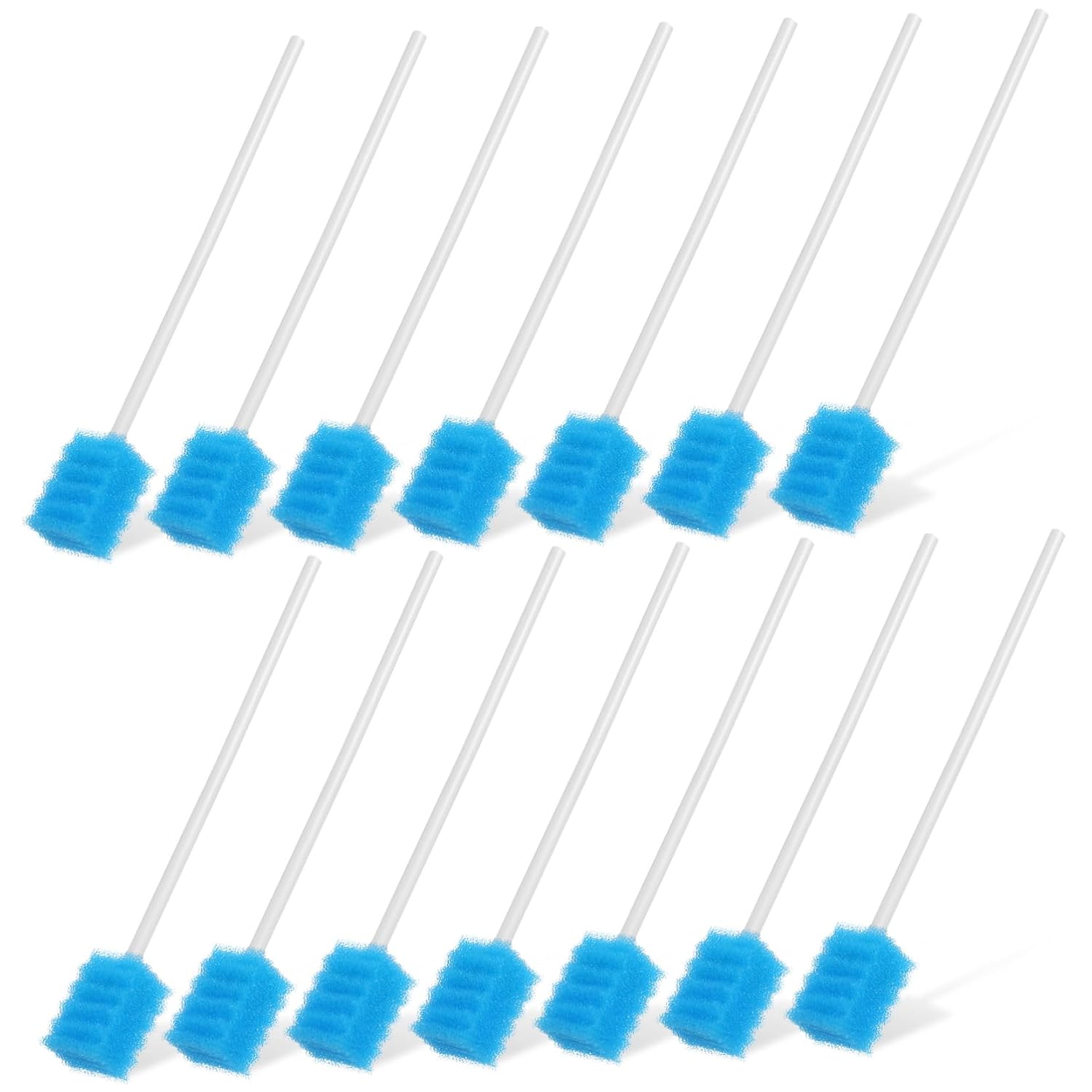 100pcs Elderly-friendly Mouth Swabs Soft Sponge Sticks for Oral Care Dental Swabs Sponge Mouth