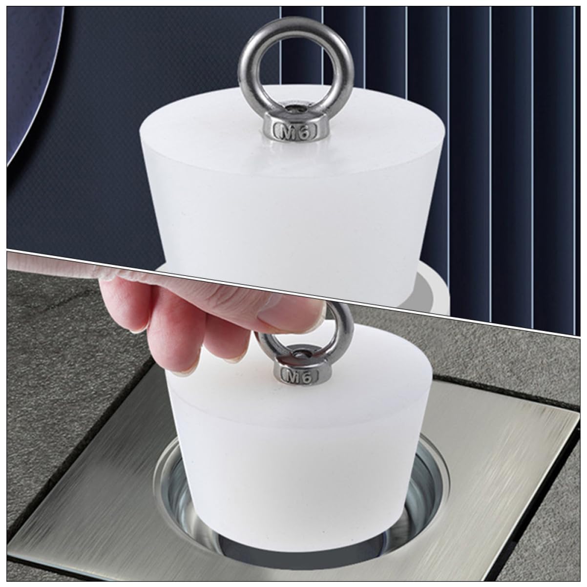 Alipis 12 Piezas Sello De Tapón De Baño Tapón De Pelo para Bañera Tapa De Ducha Tapón De La Bañera Tapón del Lavabo del Baño Anillo De Sellado Prueba De Fugas Caucho