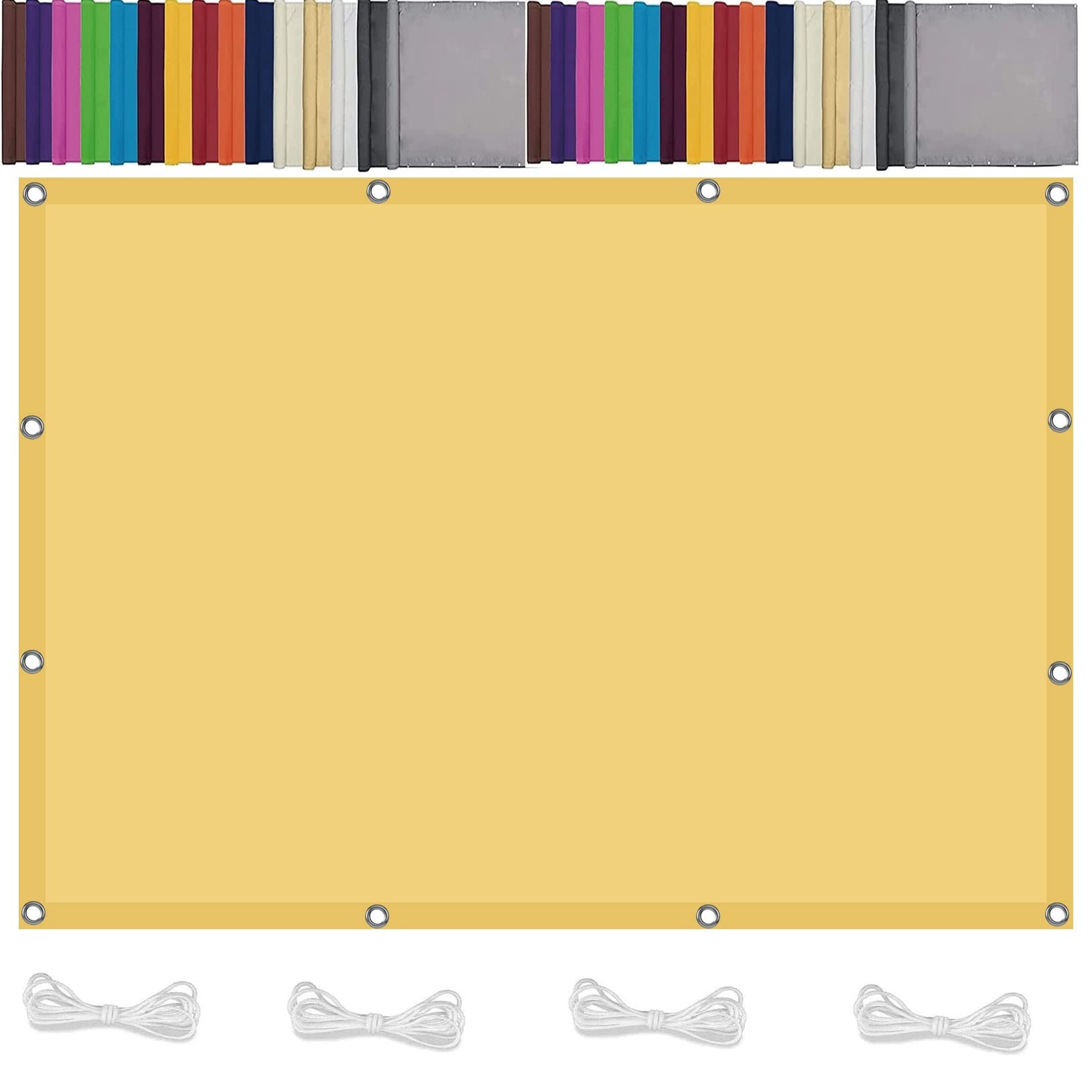 Voile d'ombrage rectangulaire 2 x 7 m pour protéger vos plantes du soleil