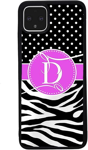 Miniatura 4 de Zebra Skin Polka Dot Personalized Black Rubber Phone Case Compatible With Google Pixel 10, 10 Pro, 10 Pro XL, 9a, 9 Pro, Pixel 9, Pixel 9 Pro XL,