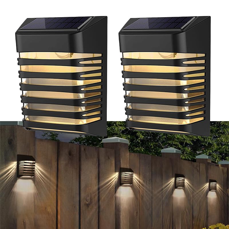 hardoll 4 LED Solar Wall Lights for Home Waterproof Garden Outdoor Decorative Lamp(Pack of 2) (B0C3R884LM) Amazon Price History, Amazon Price Tracker