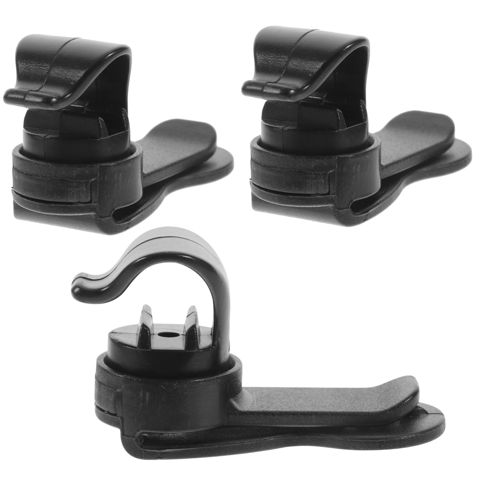 Kisangel 4 Ensembles Clips De Tuyau Hydratation pour À Boucles Multifonctions pour Sangles De Accessoires De Camping Et Randonnée Compatible avec Divers Tissus Et Structures 3 Pièces * 4