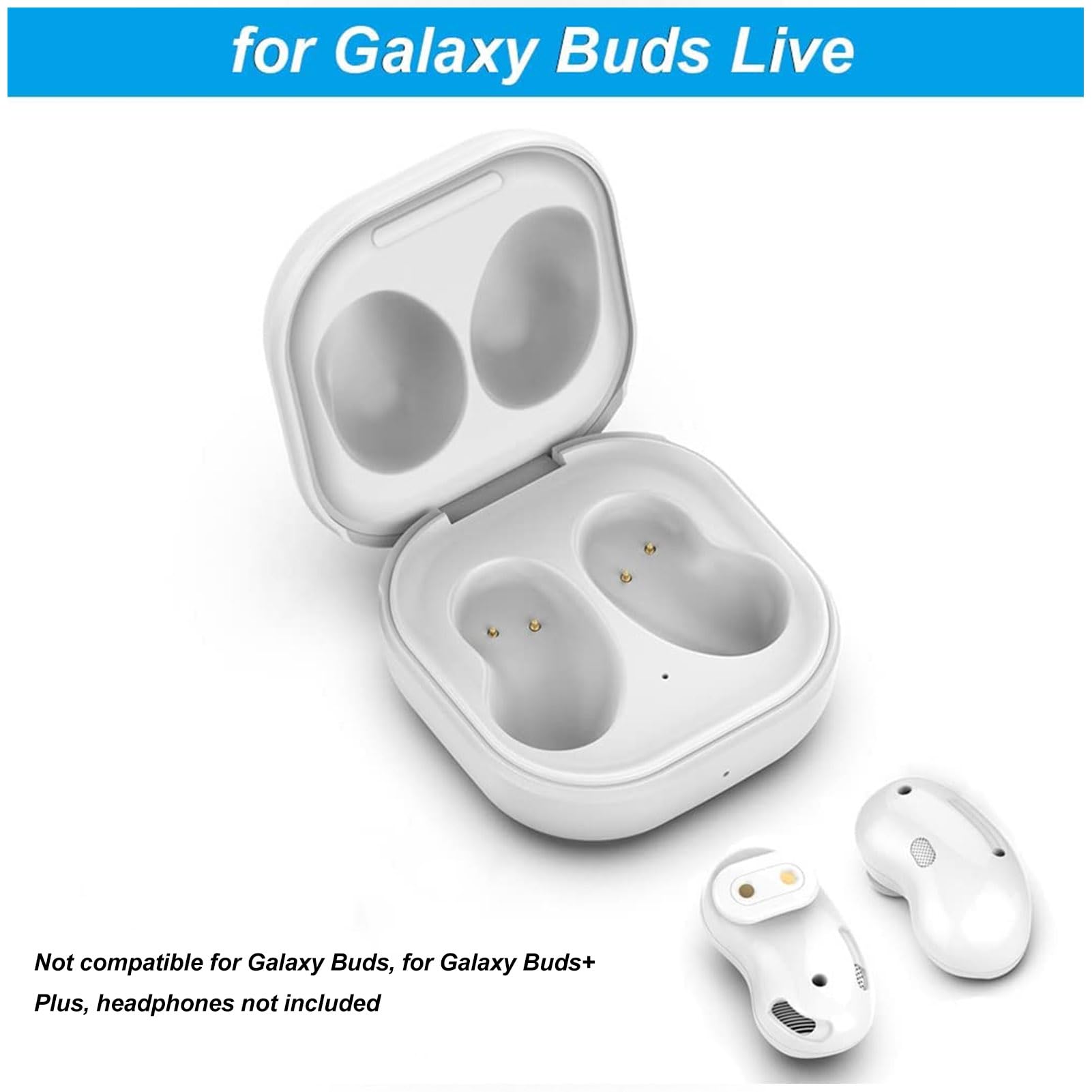 Earbuds Charging Case for Buds Live, Replacement Dock Station Fast